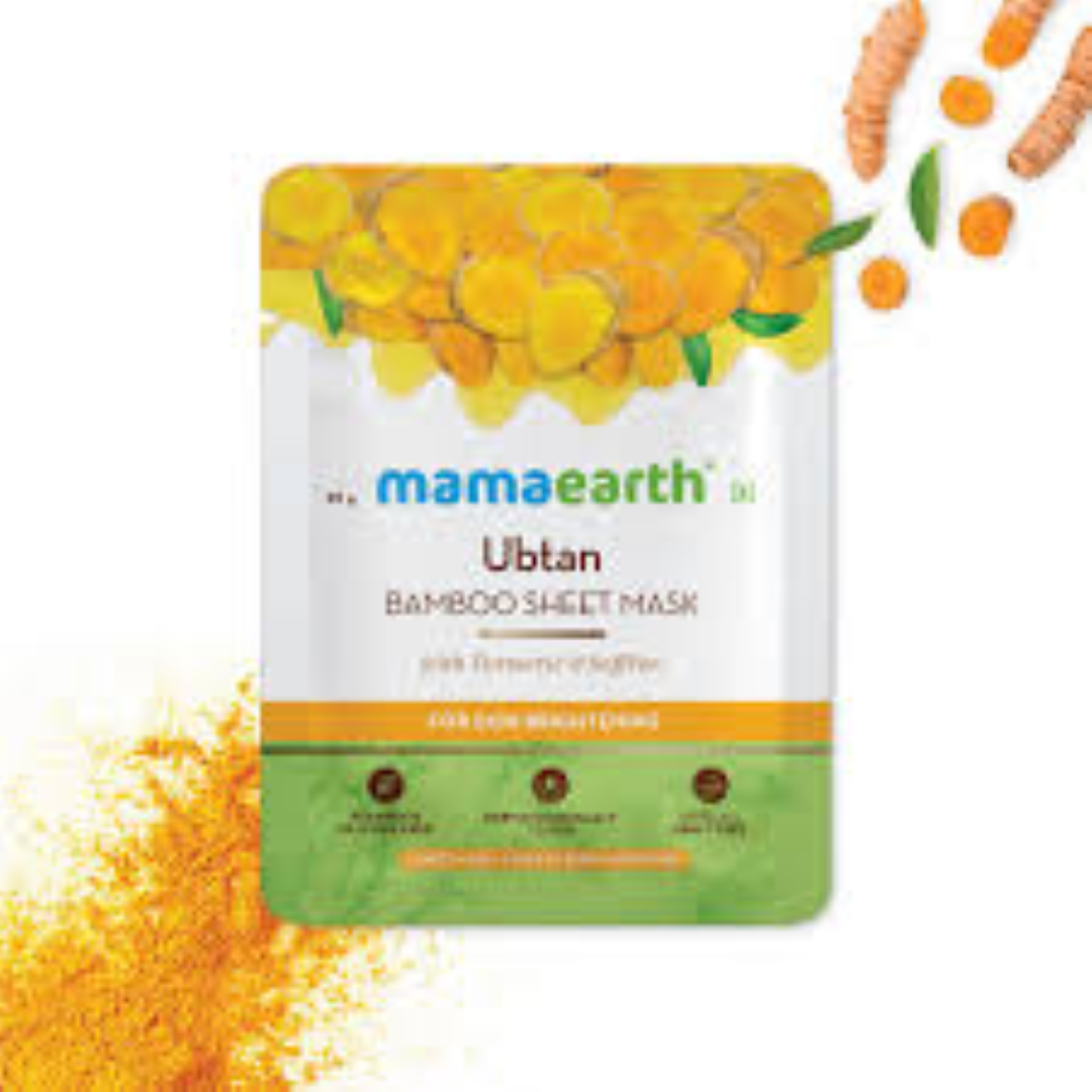 MAMAEARTH UBTAN SHEET MASK 25G